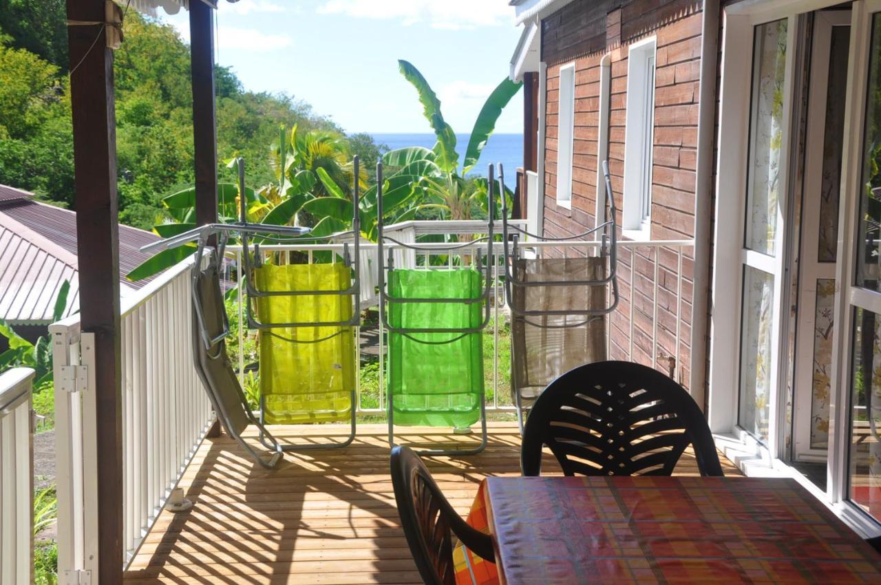 Bungalow Enchanteur A Bouillante Avec Vue Sur La Mer Villa Esterno foto