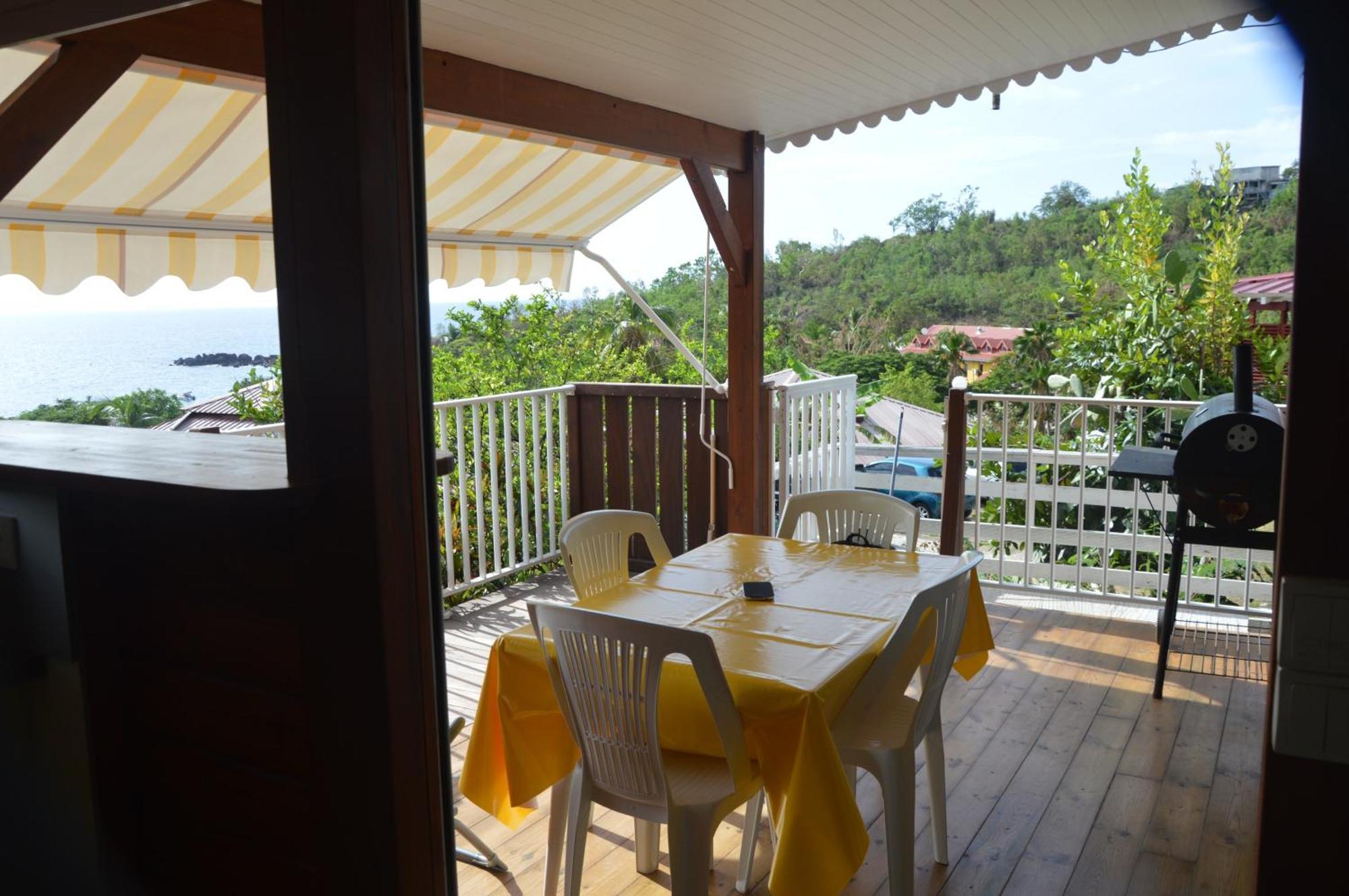 Bungalow Enchanteur A Bouillante Avec Vue Sur La Mer Villa Esterno foto